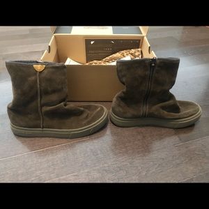 Satorisan Meraki boots - deep Khaki- euro size 37
